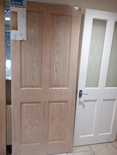 Brand New Oak Veneer Fire Door