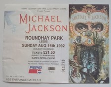 MICHAEL JACKSON CONCERT TICKET