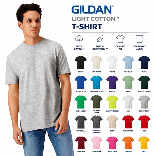 Gildan light cotton - gildan, shirt