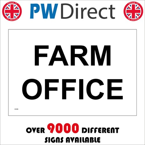 Sign farm office - sign,