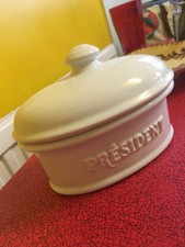 rare PRÉSIDENT french butter dish