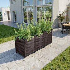 Rattan Garden Flower Raised