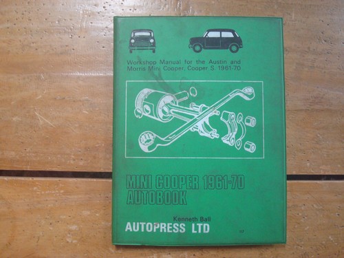 1961 mini cooper workshop - 1961-70,