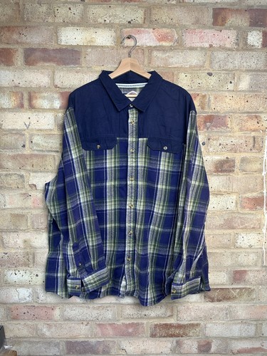Mantaray mens navy - check, plaid