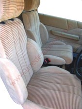 Beige Striped Central Fabric