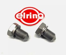 2x Elring  Oil Sump Plug For Skoda Roomster 1.6 TDI 105  01/10-05/16