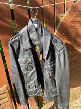 Mens Superdry leather jacket