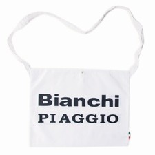 Bianchi Piaggio Retro Team Cotton Musette Bag Vintage Coppi Grimondi Retro