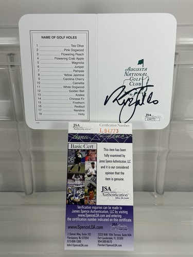 Nick faldo signed - signed, autograph