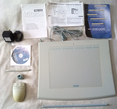 Graphics tablet with pen - a4,