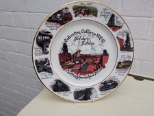 EDWARDIAN FINE BONE CHINA COMMEMORATIVE PLATE -CALVERTON COLLIERY GOLDEN JUBILEE