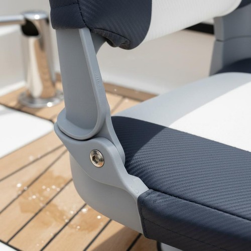 Folding boat seat - folding,