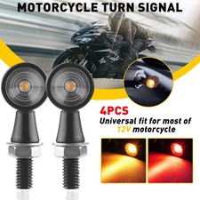 4pcs Motorcycle Bike LED Amber