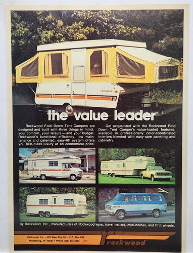 1978 rockwood tent camper - tent,