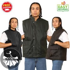 Mens Padded Wax Gilet Hunting
