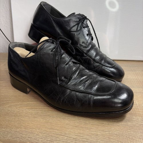 Black leather pierre - leather, cardin