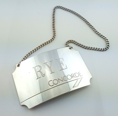 Vintage silver concorde rye - silver,
