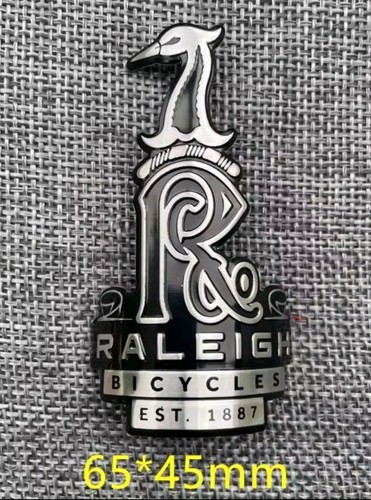 Raleigh bike head badge decal - head,