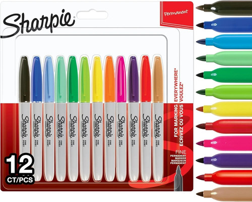 Sharpie permanent markers fine - sharpie,