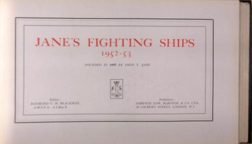 Jane fighting ships 1952 - fighting,