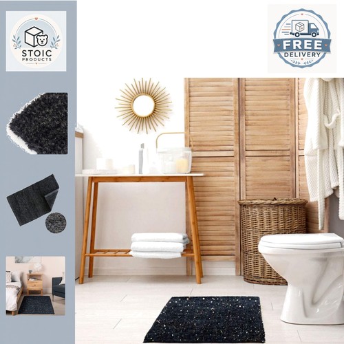 Twinkle black bath mat 50x80cm - twinkle,
