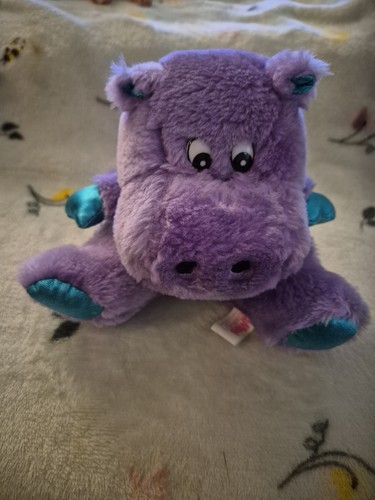 Toy hippo purple 15cm - toy,