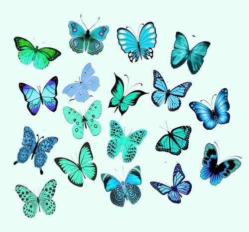 Blue green - x,