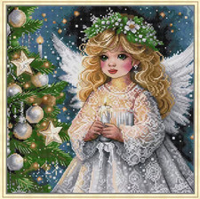 Counted cross stitch kit ct - cross, 14
