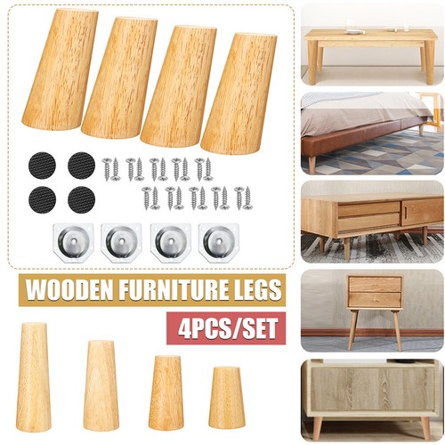 4pc oak wooden cone - oak, furniture