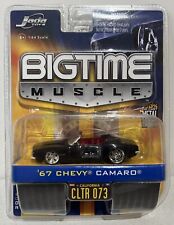 JADA BIG TIME MUSCLE AMERICAN 1:64 BLACK 67 CHEVY CAMARO DIECAST MODEL CAR.