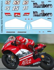 1/12 Decals for Ducati