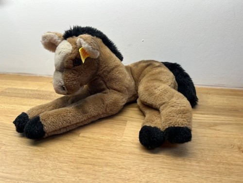 Steiff horse lying - horse,, lying,