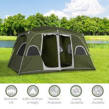 Camping Tent, Family Tent 4-8