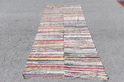 Turkish vintage rug 4x9 - vintage,