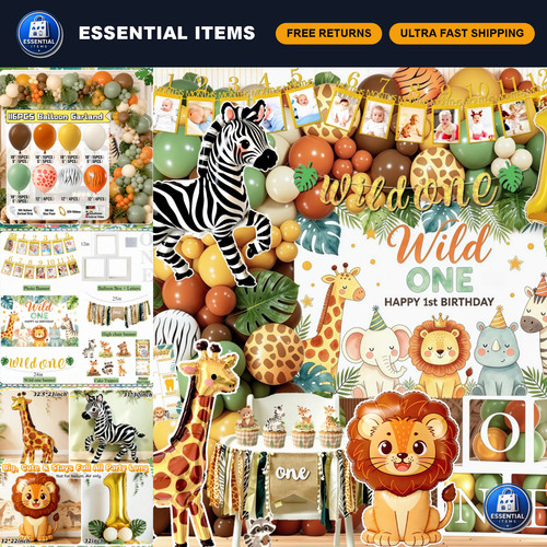 Safari 1st birthday - safari,