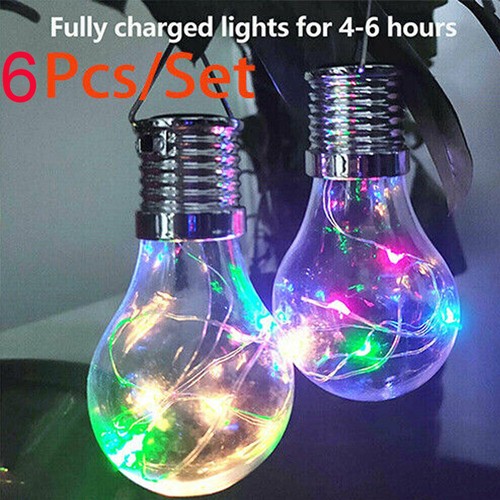 6pcs solar powered hanging - solar,