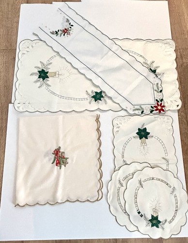 Vintage christmas table mats - vintage,