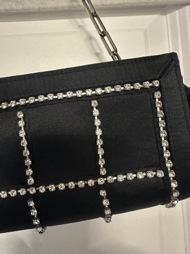 Karen millen black satin - black,