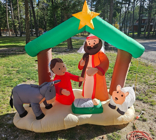 Holiday time nativity scene - holiday,