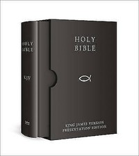 HOLY BIBLE: King James Version (KJV) Black Presentation Edition by ...