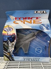 ERTL Force One MD McDonnell Douglas F15C EAGLE diecast Fighter AirCraft Plane