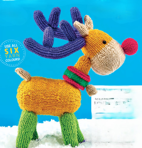 Colourful reindeer christmas - reindeer,