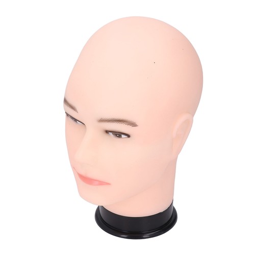 Male bald mannequin head - bald,