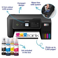 Epson EcoTank ET-2870 ✅FREE Ink ✅Printer ✅Scanner ✅Wi-Fi/Wireless ✅Warranty ✅NEW