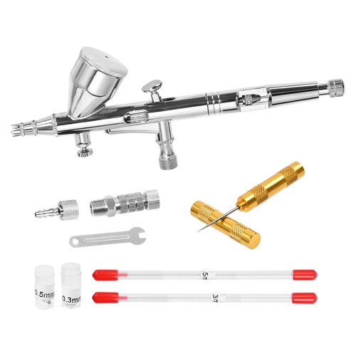 Mini airbrush kit dual - airbrush,