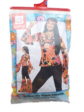 SMIFFYS - WILLOW THE HIPPIE FANCY DRESS COSTUME - SIZE XL (20-22)