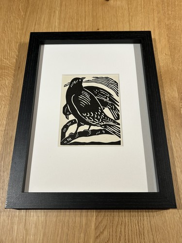 Carrion crow framed - ‘carrion, crow’-