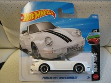 Hot Wheels Porsche 911 turbo Cabriolet 2026 C case in White Drop Tops  on card