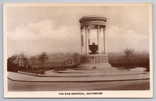 Rppc coatbridge the war - rppc,