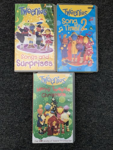 Tweenies vhs video tapes - tweenies,
